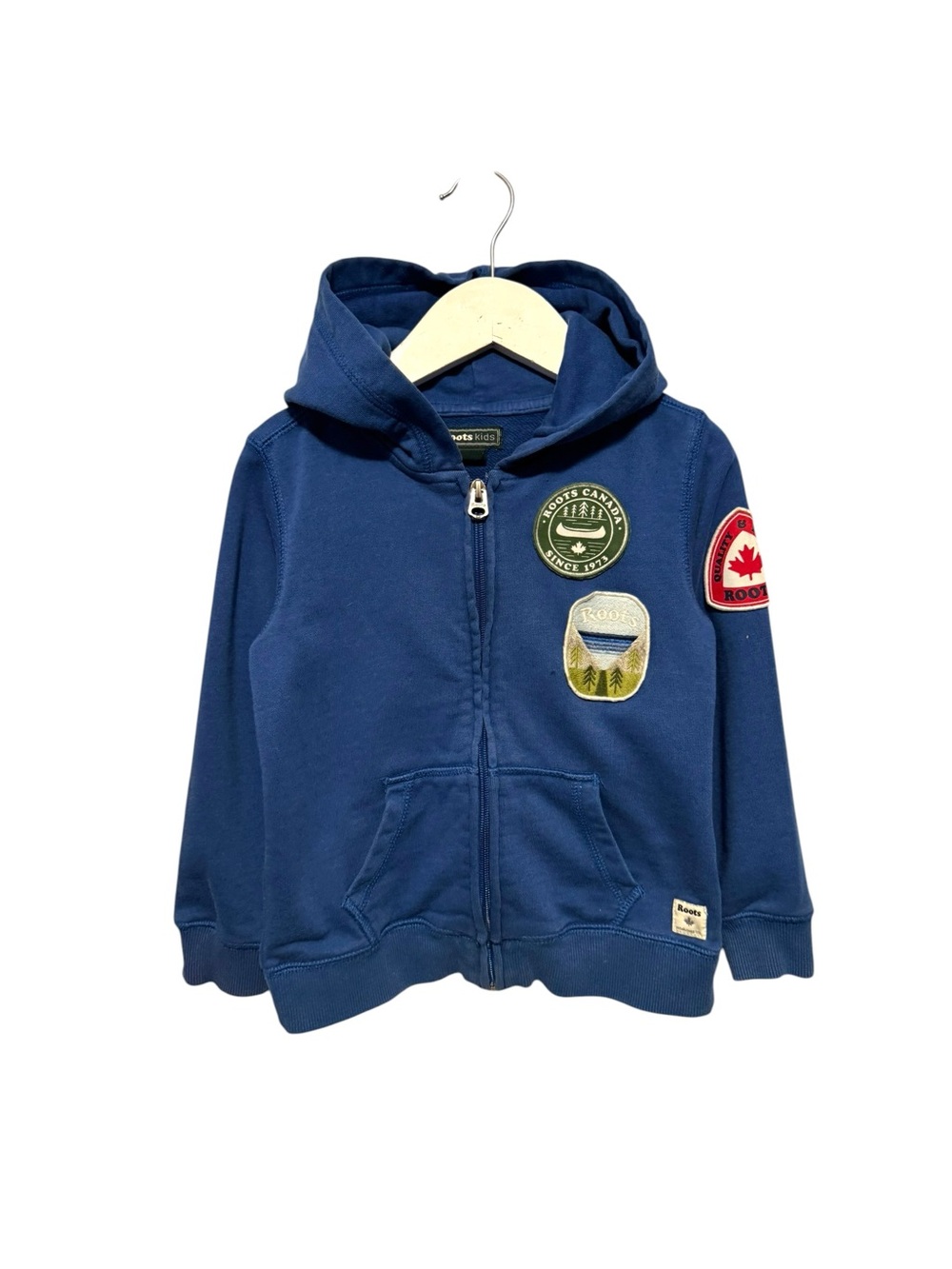 ⭐️ 5/$30 Roots Kids Zip Hoodie size 5T - Picture 1 of 2